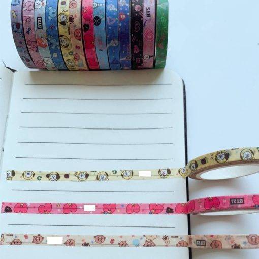 BT21 Tape Adhesive Tape For DIY Accessories BT21 Other Accessories Stationery Color: A 5|A 8|B 3|A 3|A 6|B 1|B 4|B 8|A 7|B 2|B 5|A 1|A 2|A 4|B 6|B 7