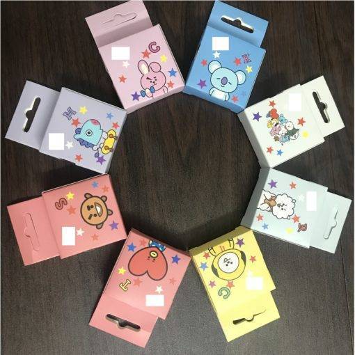 BT21 Tape Adhesive Tape For DIY Accessories BT21 Other Accessories Stationery Color: A 5|A 8|B 3|A 3|A 6|B 1|B 4|B 8|A 7|B 2|B 5|A 1|A 2|A 4|B 6|B 7