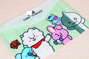 BT21 Durable A4 File Document Organiser BT21 Stationery Color: A|F|B|G|C|H|D|E 