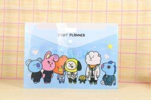 BT21 Durable A4 File Document Organiser BT21 Stationery Color: A|F|B|G|C|H|D|E 