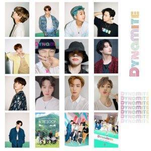 Bangtan Boys Dynamite Photocard Collection BTS Dynamite Merch PhotoCard Color: White 