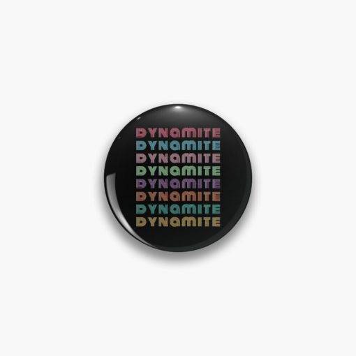 BTS Dynamite Alloy Brooch Badge Collection Badges Brooch BTS Dynamite Merch Metal Color: 01|02|03|04|05|06