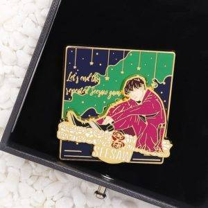 Let’s End this Separated Seesaw Game Enamel Pin Badges Brooch  