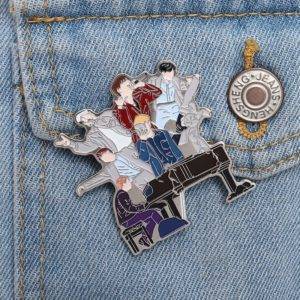 Bangtan Boys Pin Brooch Badge For Clothes & Backpack Badges Bangtan Fashion Brooch  