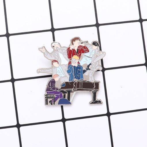 Bangtan Boys Pin Brooch Badge For Clothes & Backpack Badges Bangtan Fashion Brooch