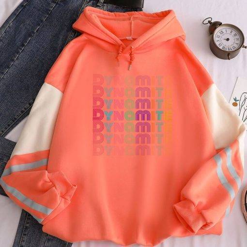 BTS Dynamite Oversized Patchwork Hoodies BTS Dynamite Merch Hoddies & Jackets Color: hoodies 1|hoodies 2|hoodies 3