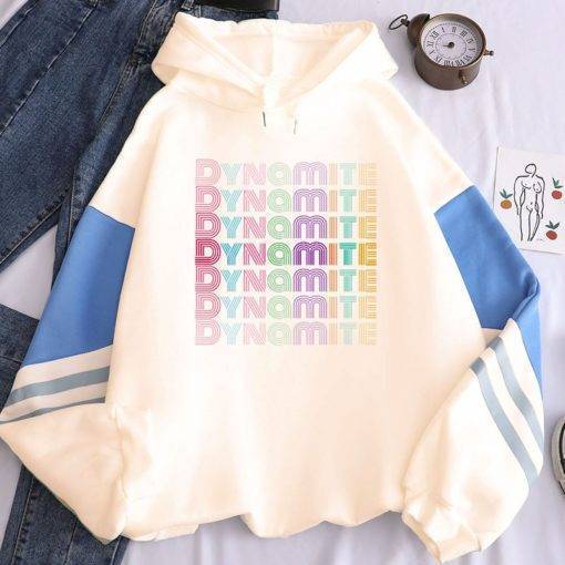 BTS Dynamite Oversized Patchwork Hoodies BTS Dynamite Merch Hoddies & Jackets Color: hoodies 1|hoodies 2|hoodies 3