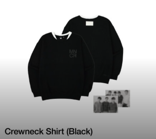 bts monochrome crewneck shirt